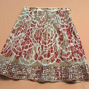 Ellie Tahari floral skirt. Size 0